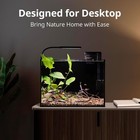 2 5 Gallon Nano Aquarium Kit Betta Fish Tank  Complete  Black