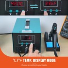 90w Digital Desoldering Rework Station Kit Soldering Iron Suction Tin Gun Tool