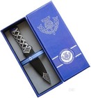 Celtic Irish Scottish Knife Sgian Dubh Dirk Dagger Knot Work Blue Jewel Gift Box