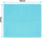 Orighty 24pk Microfiber Cloth 12x11in Absorbent Lint Free Rags Reusable Durable