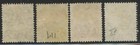 Barbados Sc 116-118  120 1912 Kgv Low Value Definitives Used