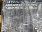 Disney Parks 24 Piece Flatware   Server Set Icon Mickey Mouse New In Box 
