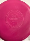 Vintage Grabbit Pin Cushion Magnetic Sewing Holder Pink Blue Feather Usa
