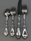 Royal Rose By Wallace Sterling Silver Individual 4 Piece Place Setting