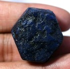 175 90 Ct Natural Nigeria Blue Sapphire Ggl Certified Specimen Rough Stone   