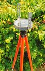 Prismatic Compass With Aluminum Adjustable Tripod Stand Brass Mix Survey Works
