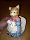 Vintage Japanese Otagiri Napkin Holder Cat Mrs Whiskers Small Chip To Paint