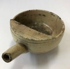 Antique Seto Oil Pot Edo Period 19th C Japanese Pottery Rustic Ceramic 3 7 Inch