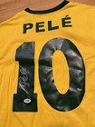 Brazil Pele Authentic Signed Soccer Custom Jersey Autographed Psa Dna