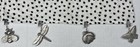 4 Pewter Tablecloth Weights Garden Insects Solid Heavy Ladybug Bee Ladybird Set