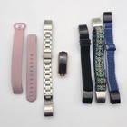 Fitbit Alta Hr Fitness Tracker Gold Tone Fb408 With Extra Bands Charger Works