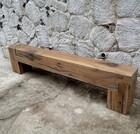 Reclaimed Barn Wood Beam fireplace Mantel Beam hand Hewn oak Mantle Beam bench