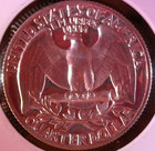 1963 -p  Washington 90  Silver Quarter 25c Proof