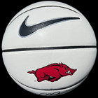 John Calipari Signed Arkansas Razorbacks Nike Logo Basketball Jsa Coa