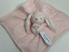 Nwt Carters Pink White Leaf Print Bunny Rabbit Plush Baby Security Blanket 67988