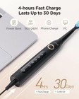 Oral Health Sonic Electric Toothbrush Fairywill 5 Modes 40 000vpm 6x Heads Usb