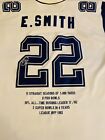Vintage    rare    Authentic Reebok Dallas Cowboys Emmitt Smith Stats Jersey Size 54