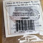 2017  10 Fine Silver Coin - Celebrating Canada s 150th - Canola Field