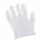 12 Pack White Inspection Gloves Jewelry Coin Large 9 Inch Dozen Finished Hem