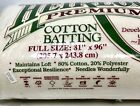 Hobbs Heirloom Premium Cotton Batting Wadding Full Size 81 X 96 Inch  full 