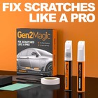 Blizzard White Pearl Touch Up Paint Pen Kit For Toyota  clear Coat Included   07