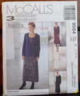 Mccall s Sewing Pattern 9564 Womans Day Misses Dress Jacket Sizes 14-18 Uncut