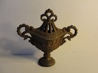 Antique Cast Iron Pot Belly Coal Wood Stove Top Finial Ornate Urn Shape 8 1 2 