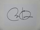 Barack Obama President Signed Autographed 4x6 Cut Jsa Loa Coa