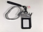 New W  Tags Limited Edition Victoria   s Secret Pink Lanyard Id Holder Gray Marl