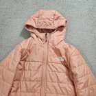 The North Face Jacket Womens Small Pink Salmon Mossbud Reversible Parka Coat