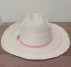 Atwood Sz Large Pink Pinto Girls Cowboy Hat Straw