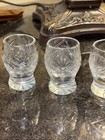 Cut Crystal 2 Oz Cordial Or Shot Glasses   set Of 6   petite Pilsner Shape   2 5   