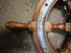 Vintage Wooden Ship Wheel Nautical Maritime Helm 18    Decor