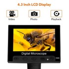 Elikliv 1000x Digital Microscope 4 3   Lcd Screen Pcb Repair Coin Magnifier Used