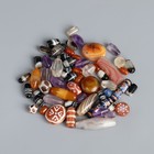 Collection Of Ancient Agate Carnelian Glass Beads Including Etched Mosaic