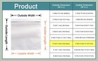 Pabck Pack Of 30 4 7x4 7 Inch Clear Jewelry Anti Oxidation Bag Resealable