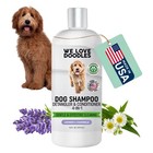 Dog Shampoo  Conditioner   Detangler For Doodles - Lavender  16 Oz  Sensitive Sk
