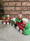 Fisher Price Little People Holiday Christmas Train Santa Clause Mrs Clause Music