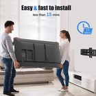 Full Motion Tv Wall Mount Tilt Swivel Lcd Led 26 32 35 38 40 42 43 47 50 55