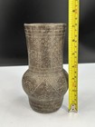 Antique Mississippian Caddo Incised Pottery Vase Native American Blackware