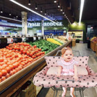Shopping Cart Cover For Baby toddler With Supportive Seat Positioner  Cozy High 