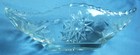 Vintage Clear Cut Glass Oval Relish Candy Nuts Snacks Dish 9 5x4x3 Sunburst Pat 