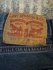 Levi s 511 Slim Fit Skinny Stretch Jeans Mens Size 34x34 Blue Meas  33x34