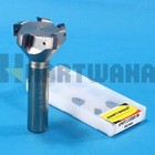 40mm 90   Indexable Face End Mill 16mm Holder Milling Inserts Apmt1135pedr