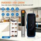 Inkbird Wifi Sous Vide Cooker Storage Case Bundle 1000 Watt Immersion Circulator