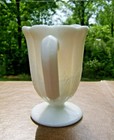 Htf Atterbury   Co  C  1878 Antique  White Milk Glass Pitcher - Panelled Fern
