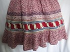 Vintage Seminole miccosukee Patchwork Skirt Native American Authentic Tribal Art