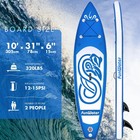 Paddle Stand Up Board 10 31 6 Sup Anti Slip Deck Funwater Inflatable