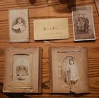 Lot Of 6 Civil War Era Cdv Pictures Pulled From An Old Antique Album Ithaca Ny