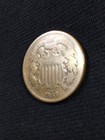 1865 Two Cent Piece 2c Ungraded Civil War Date Us Copper Coin